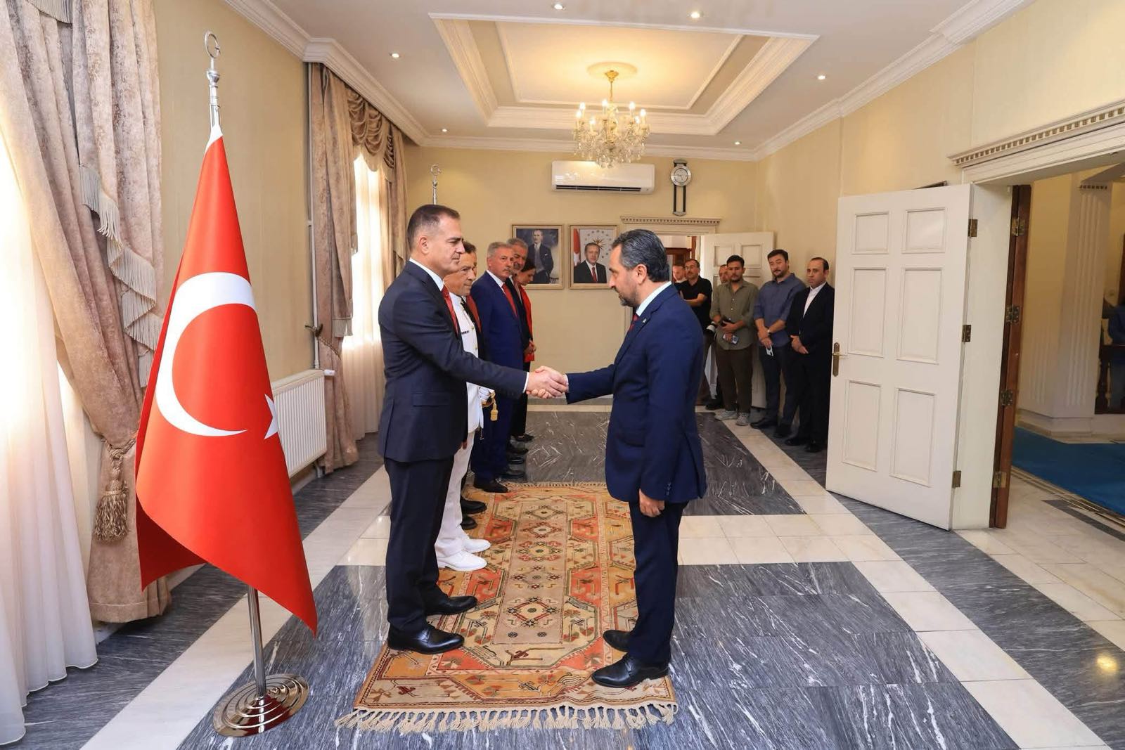 İl Müdürümüz Mahmut SELÇUK, 30 Ağustos Zafer Bayramı kutlama programı kapsamında Muğla Valiliğinde düzenlenen Tebrikat Töreni’ne katıldı. 
