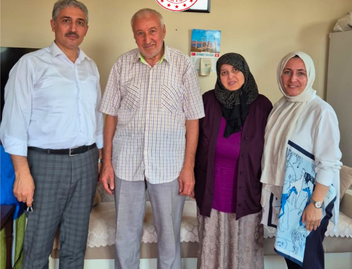 Kıbrıs Gazimiz Atkan Akyüz Hanesinde Ziyaret Edildi.