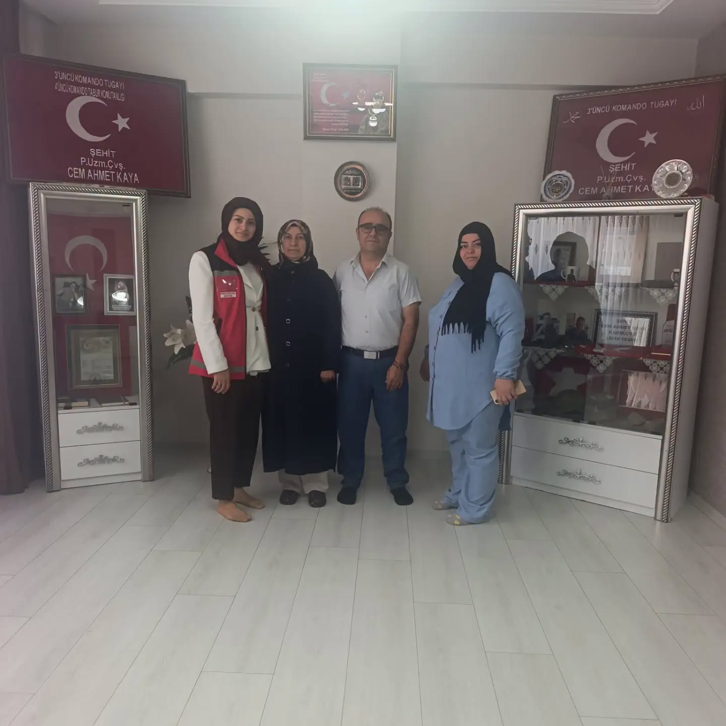 Şehitlerimiz Cem Ahmet KAYA Ve Musa Esat KAYA’nın Aileleri Ziyaret Edildi