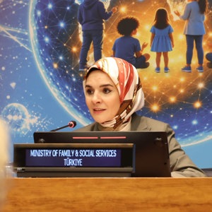 Emine Erdoğan Hanımefendi ve Bakanımız Göktaş, BM'de çocuklar için güvenli dijital sistemlerin inşasına ilişkin programa katıldı - fotoğraf 7