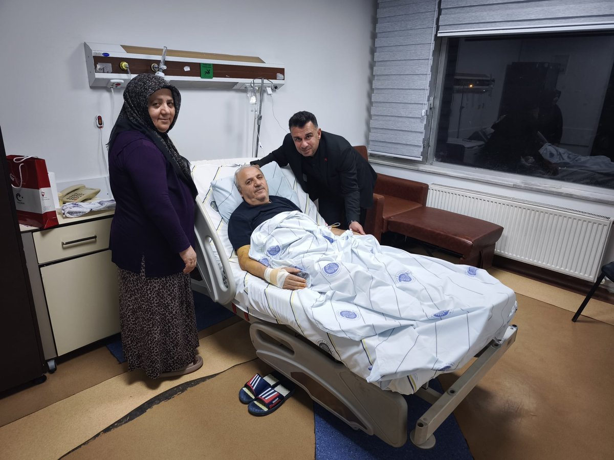 Şehidimiz Murat Ellik’in Babası Osman Ellik’e Geçmiş Olsun Ziyaretinde Bulunduk.