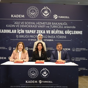 "Kadınlar İçin Yapay Zeka ve Dijital Güçlenme İşbirliği Protokolü" imza töreni düzenlendi - fotoğraf 1
