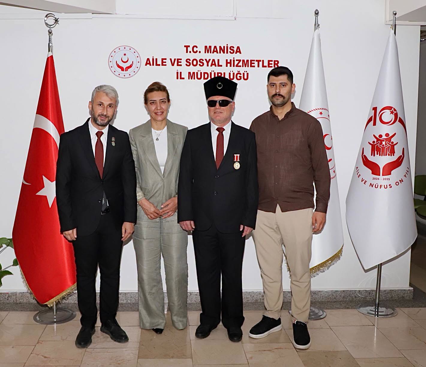 Türkiye Harp Malulü Gaziler, Şehit Dul ve Yetimleri Derneği Manisa Şubesi İl Müdürlüğümüzü Ziyaret Etti
