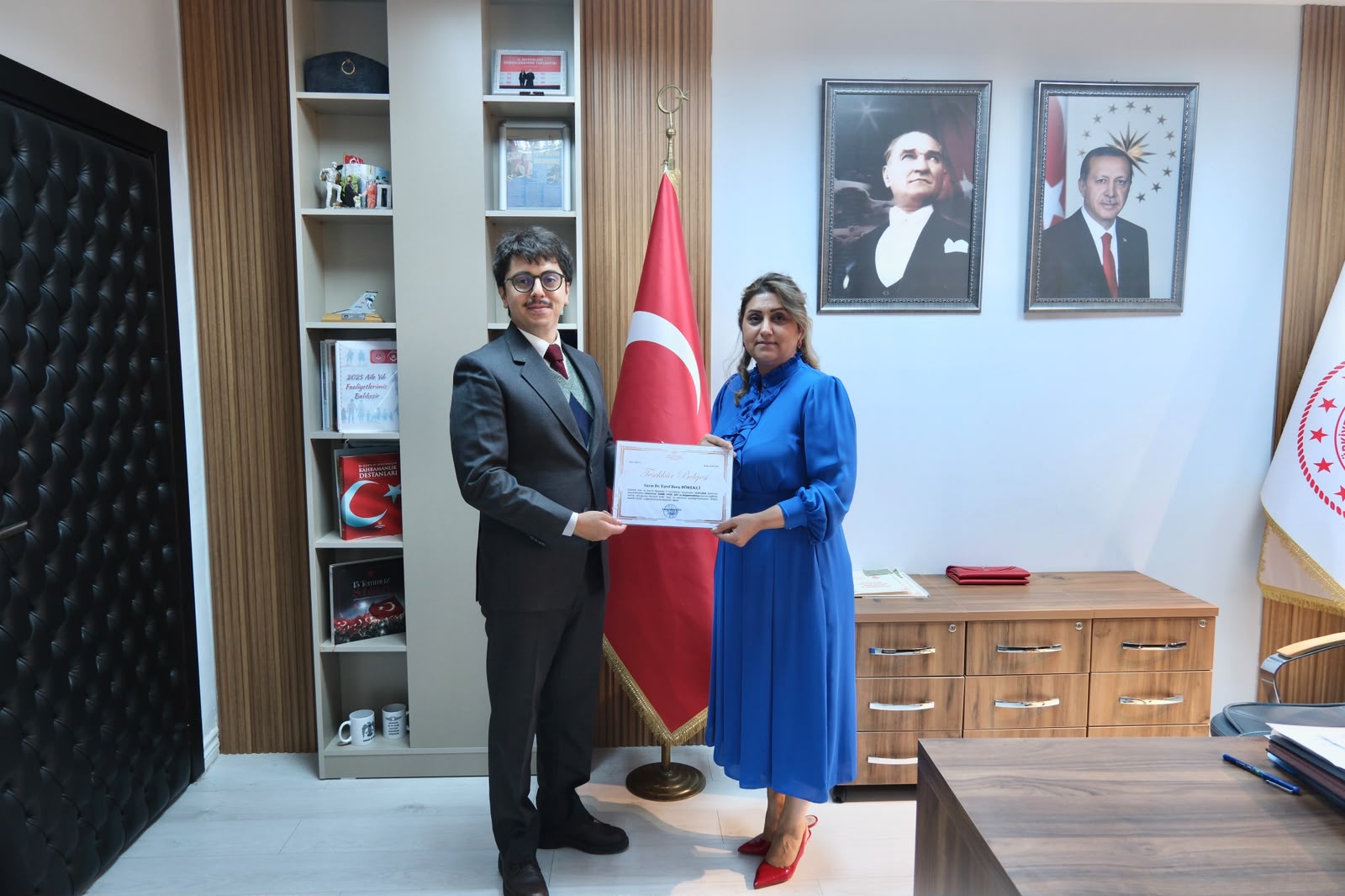 Kurumsal Gizlilik, KVKK, ABS ve Belgelendirme” Eğitimi Sonrası Teşekkür Belgesi Takdimi