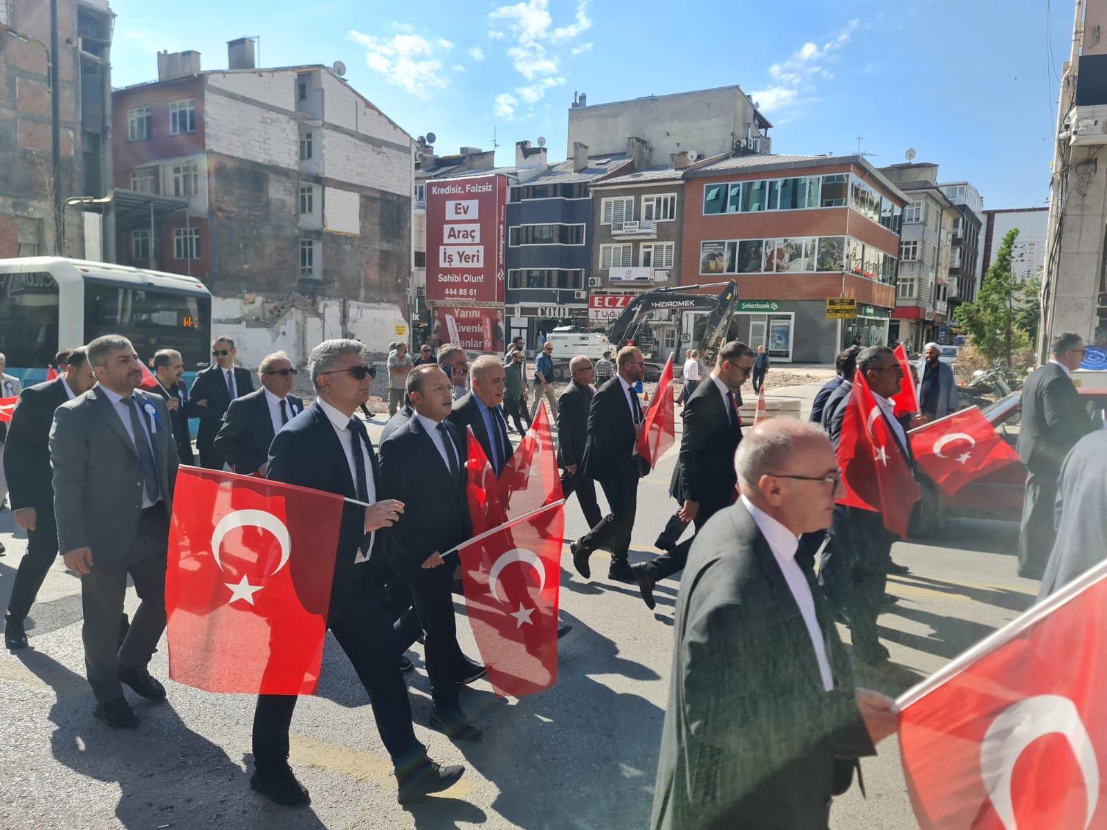 39. Ahilik Haftası Kapsamında Yürüyüş ve Kutlama Programı Gerçekleştirildi