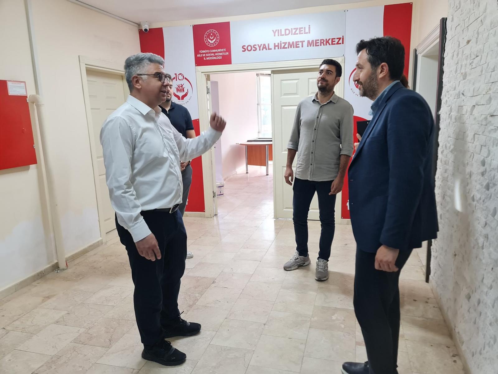İl Müdürümüz Özgür Kırmızıtaş, Yıldızeli Sosyal Hizmet Merkezi Müdürlüğümüzde İncelemelerde Bulundu