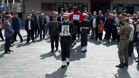 Kore Gazimiz Osman Basri Akbey’i son yolculuğuna uğurladık.