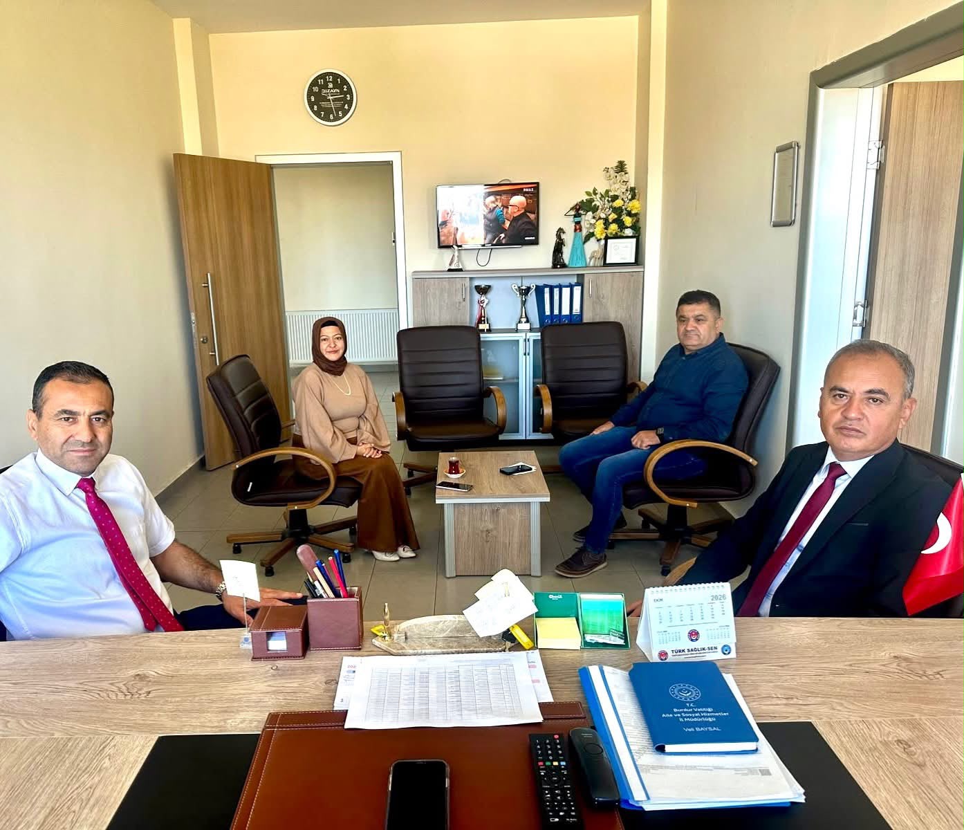 İl Müdürümüzden Burdur Çocuk Evleri Koordinasyon Merkezi Müdürlüğü,ne ziyaret.