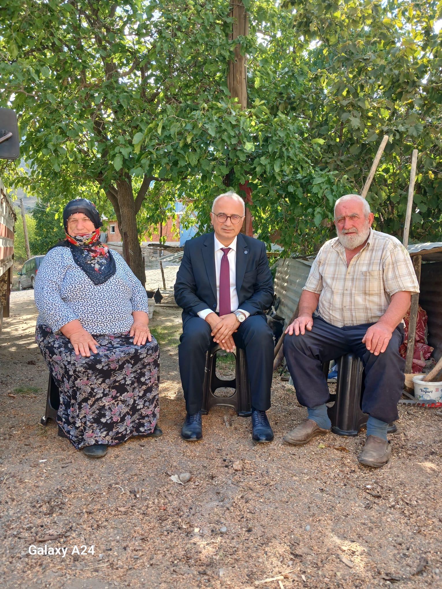 İl Müdürümüz Sayın Dr. Cengiz Maden, Kıymetli Gazimiz Alim Aslan’ı Hanesinde Ziyaret Etti