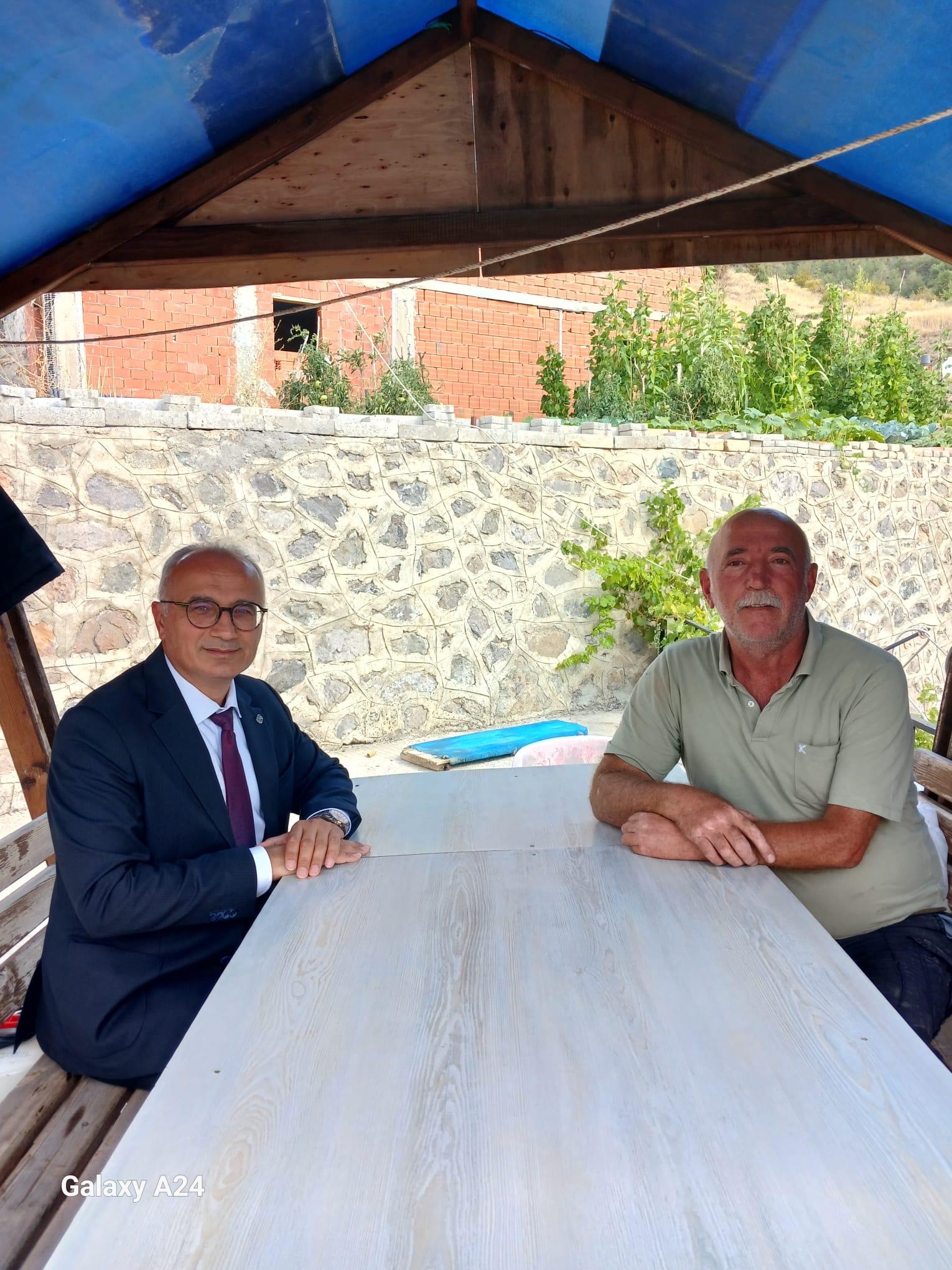 İl Müdürümüz Sayın Dr. Cengiz Maden, Kıymetli Gazimiz Gazi Kaanoğlu’nu Hanesinde Ziyaret Etti