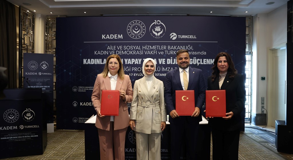 Anad"Kadınlar İçin Yapay Zeka ve Dijital Güçlenme İşbirliği Protokolü" imza töreni düzenlendiolu Ajansı © 2026