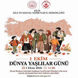 1 Ekim Dünya Yaşlılar Günü Kapsamında Anlamlı Yürüyüş Düzenlenecek - fotoğraf 1