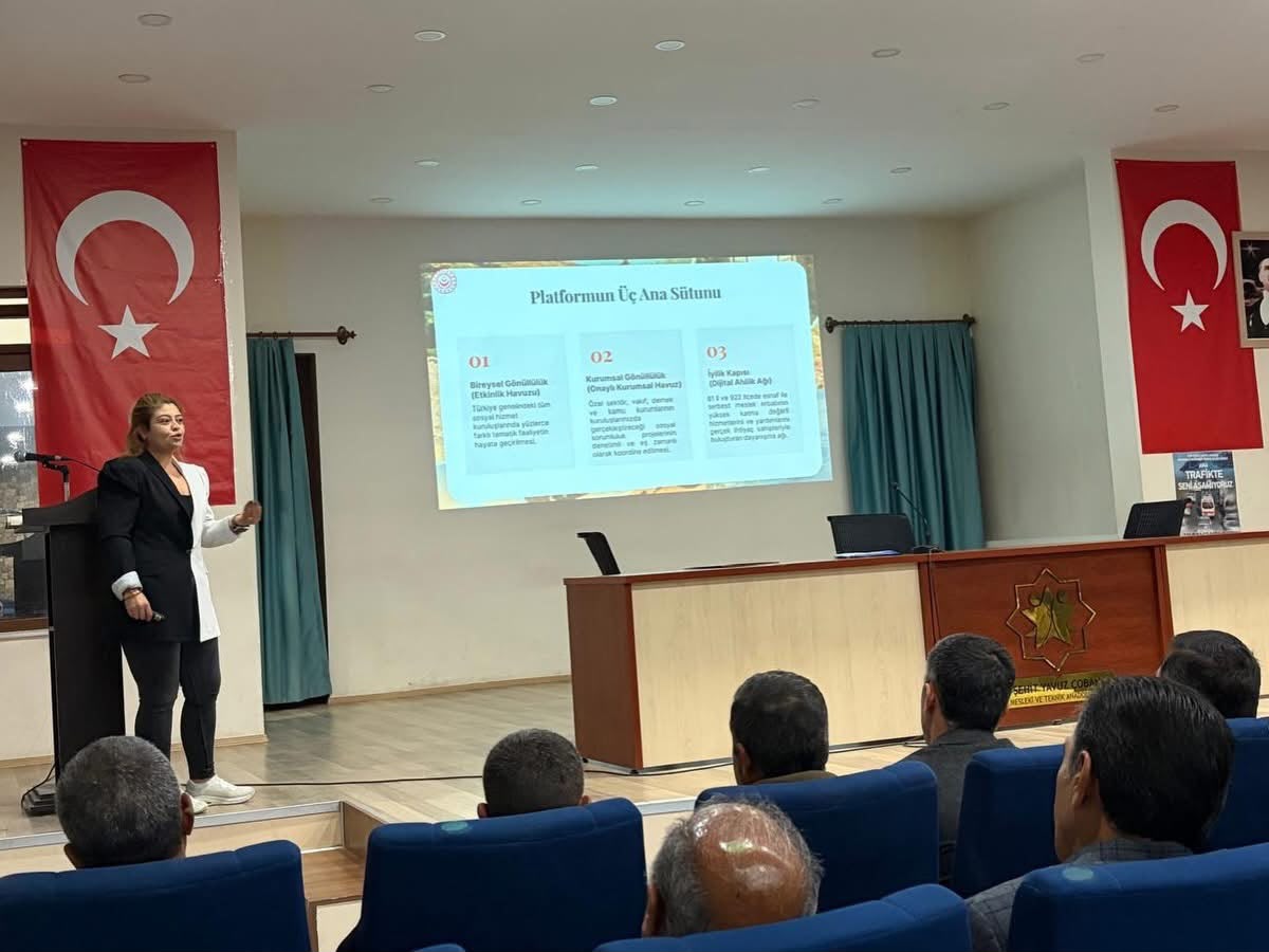 Muhtarlarımıza; Aile ve Nüfus On Yılı, İl Müdürlüğümüzün sosyal hizmetleri ve Bakanlığımızın “İyilik Var” Projesi hakkında bilgilendirme yapıldı.