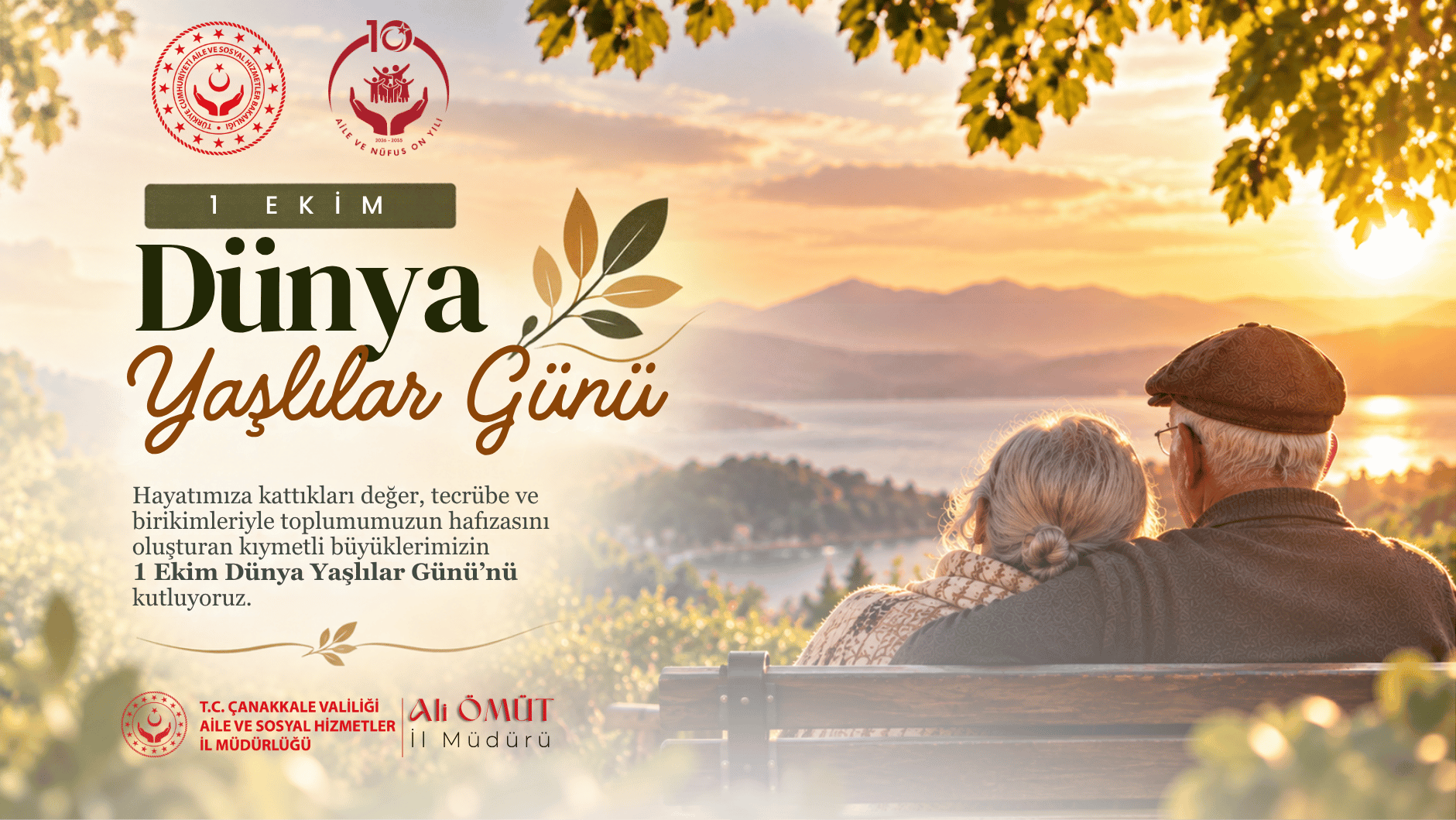 🌿 1 Ekim Dünya Yaşlılar Günü