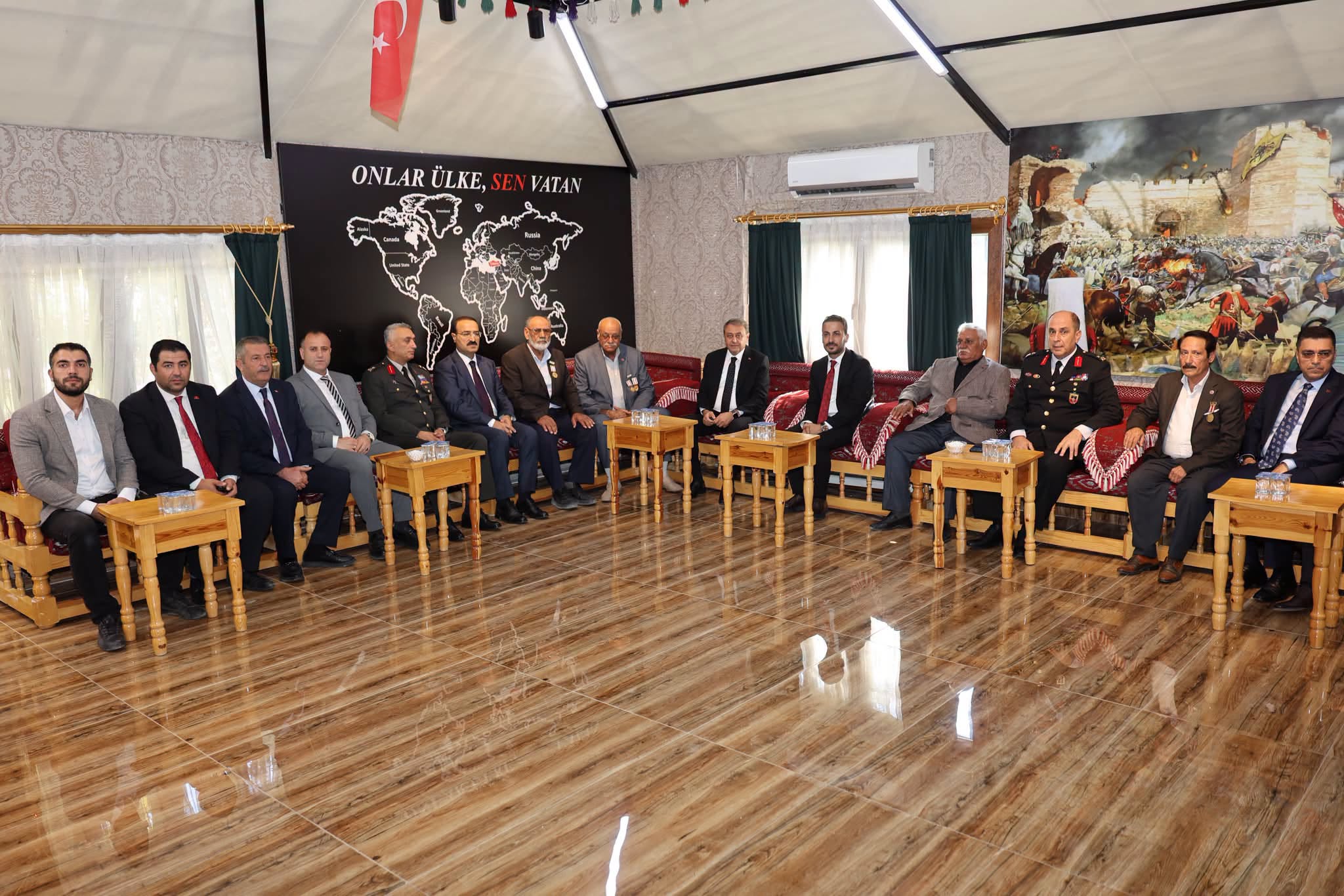 19 Eylül Gaziler Günü kapsamında Şanlıurfa Şehit Yakınları ve Gaziler Derneği ziyaret ettik.