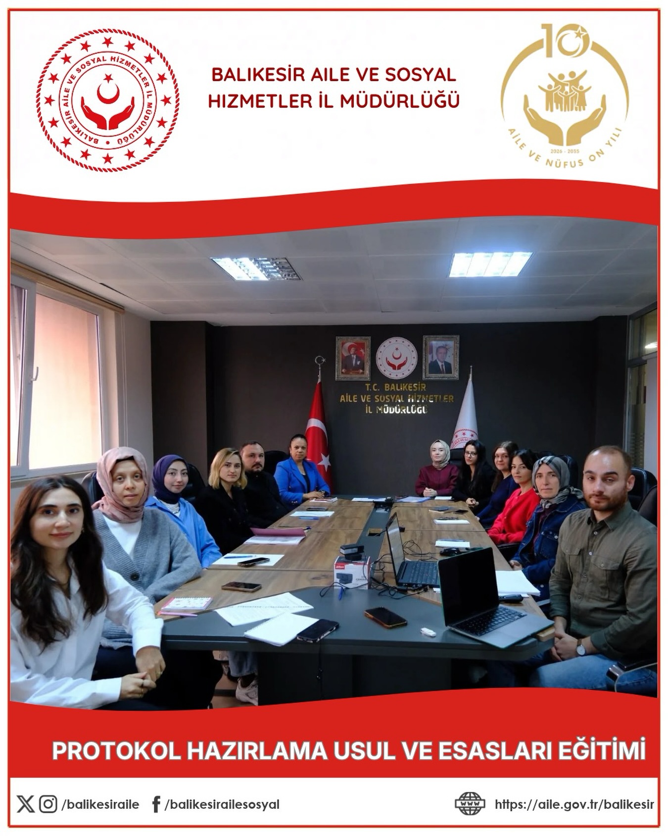 Kurum İçi Protokol Hazırlama Eğitimi Gerçekleştirildi