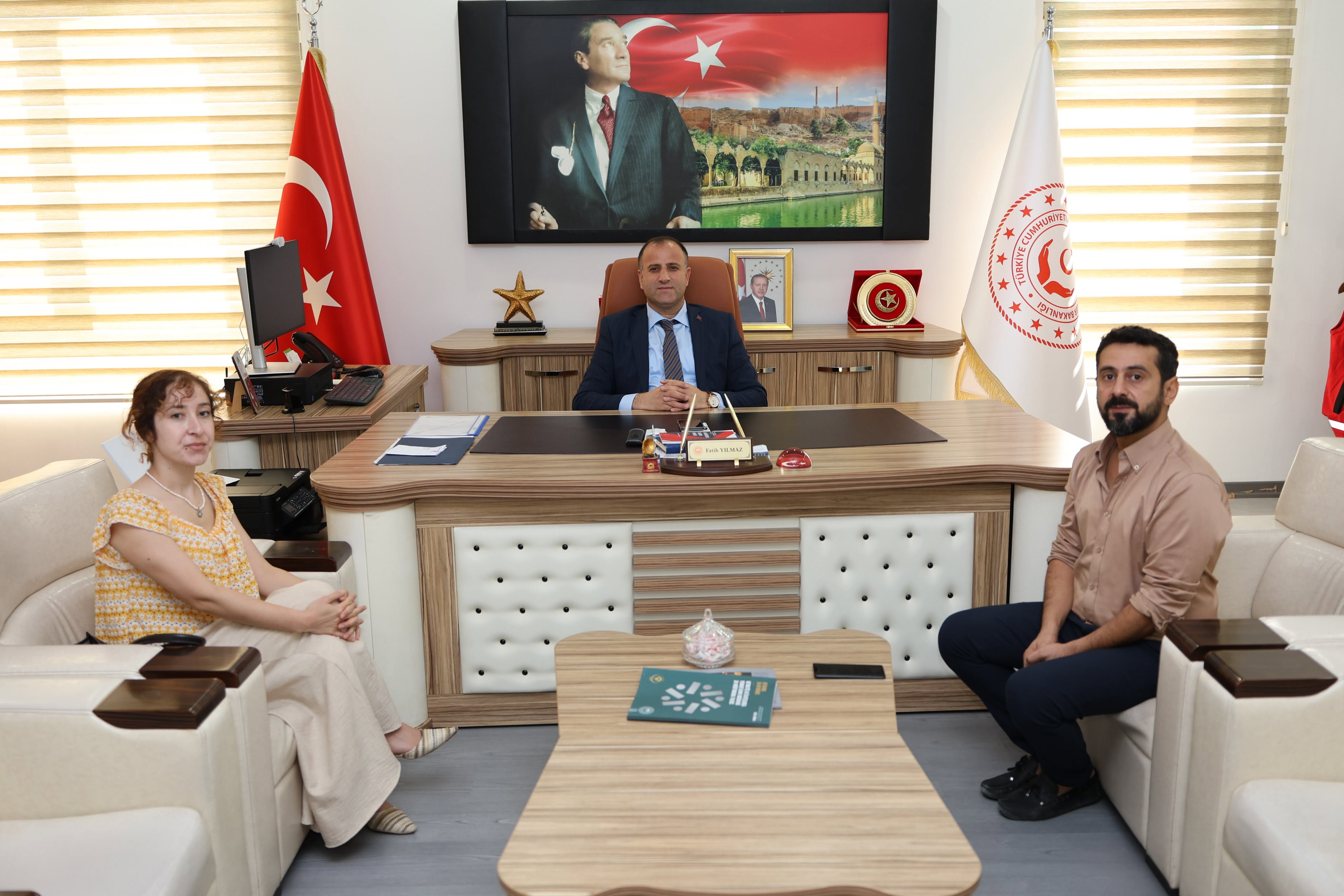 Türk PDR Derneği Şanlıurfa İl Temsilciliğinden İl Müdürümüz Fatih Yılmaz’a Ziyaret