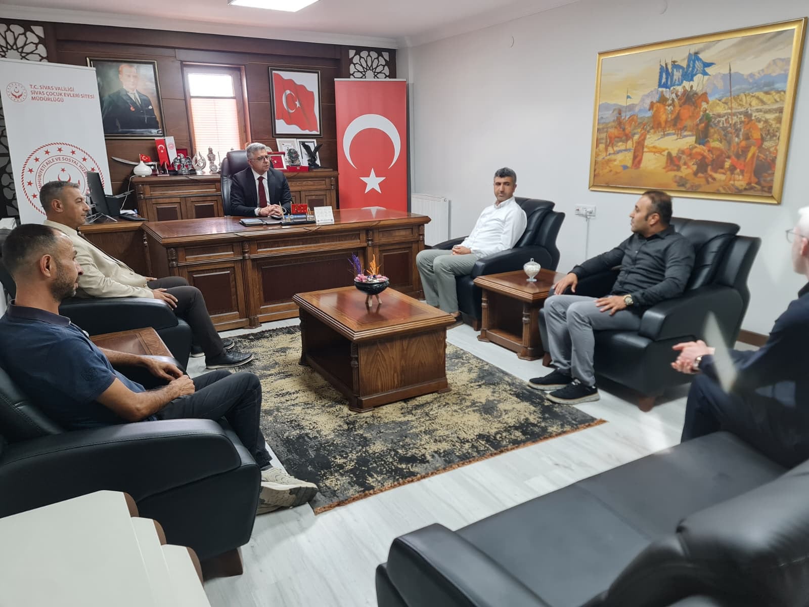 İl Müdürümüz Özgür Kırmızıtaş, Sivas Çocuk Evleri Sitesi Müdürlüğümüzde Denetim ve İncelemelerde Bulundu