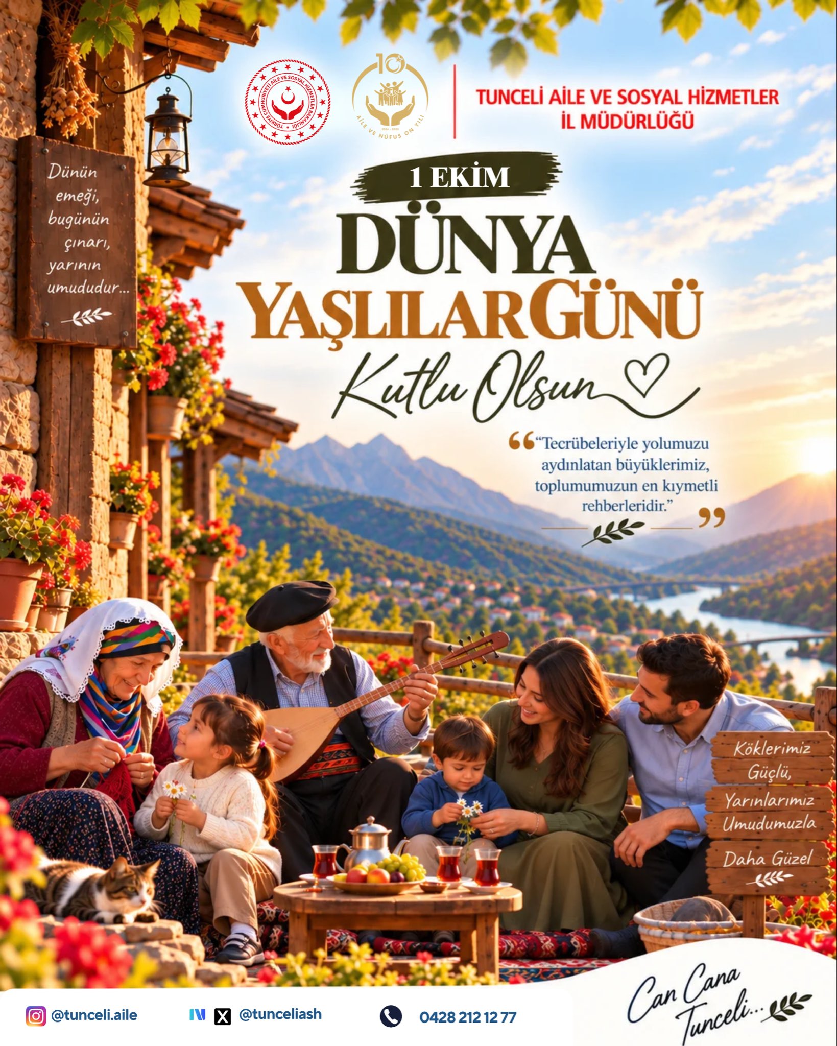1 Ekim Dünya Yaşlılar Günü