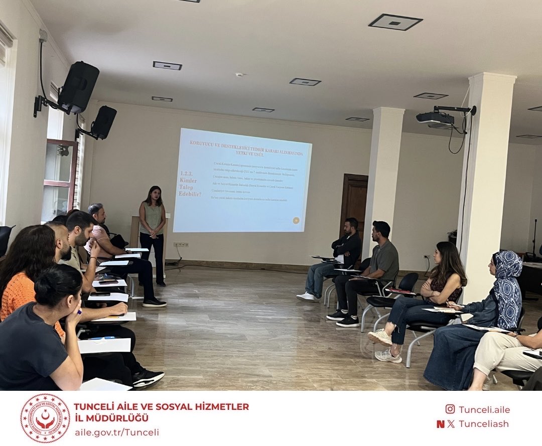 Mesleki Personelimize Yönelik Danışmanlık Tedbiri Yaygınlaştırma Eğitimi Başladı