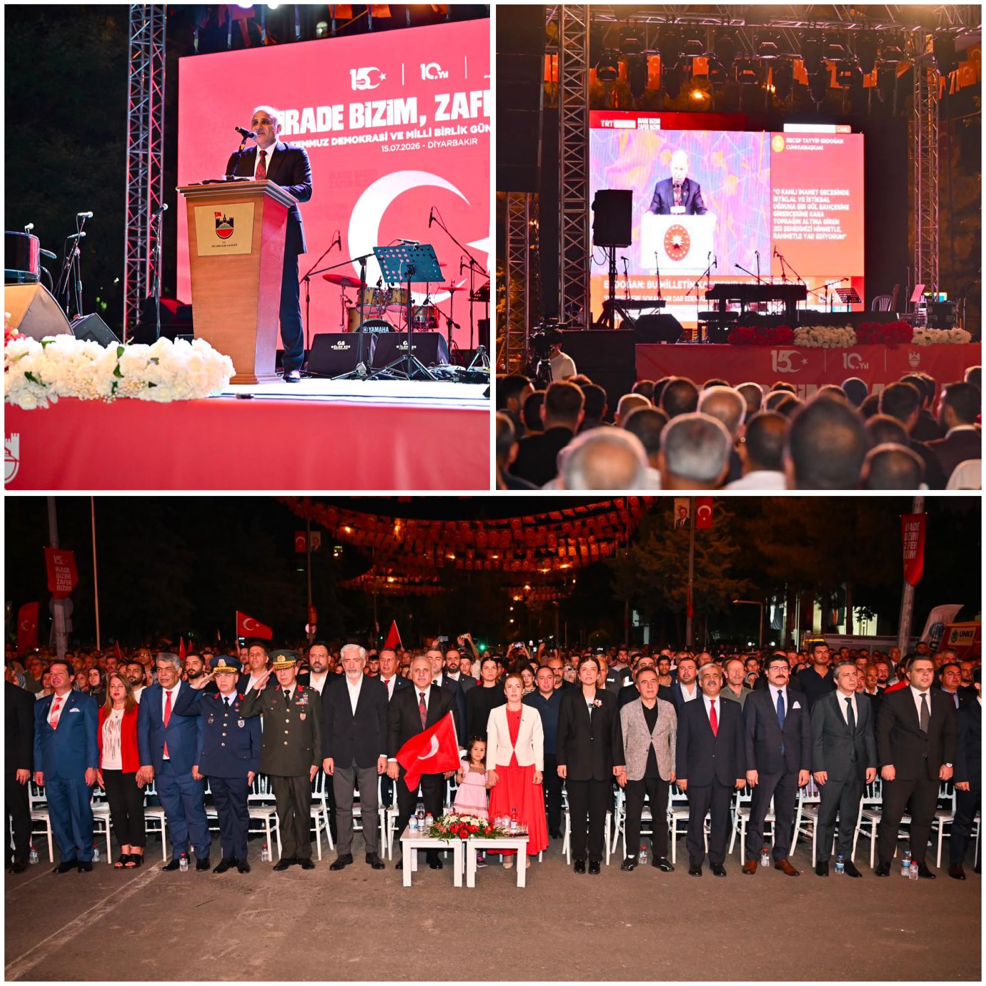 15 Temmuz Demokrasi ve Millî Birlik Günü’nde Şehitlerimiz Anıldı