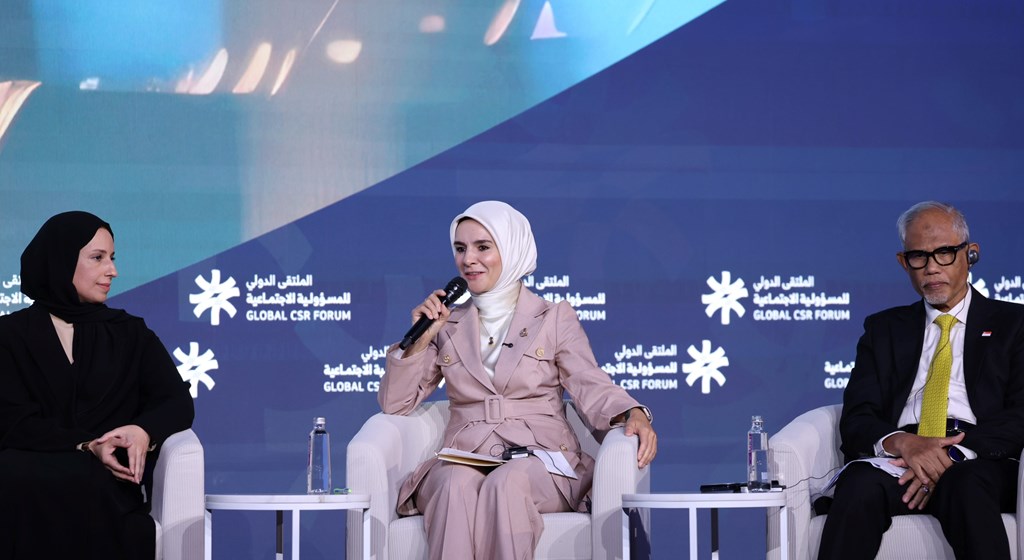 Bakanımız Mahinur Özdemir Göktaş Riyad’da Uluslararası Sosyal Sorumluluk Forumu’nda konuştu: