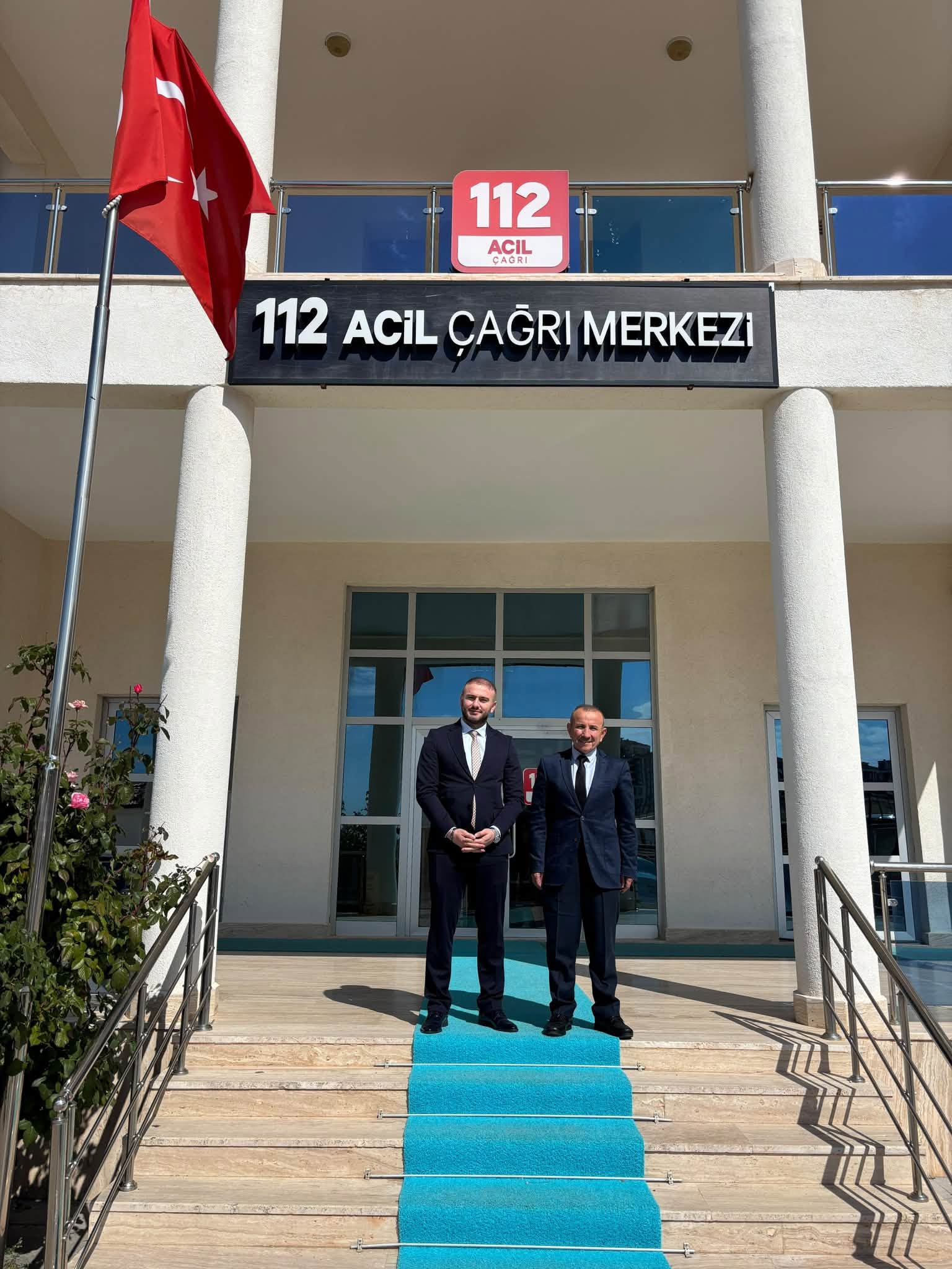 İl Müdürümüz Alper Alp’ten 112 Çağrı Merkezi Müdürü Harun Esim’e Ziyaret
