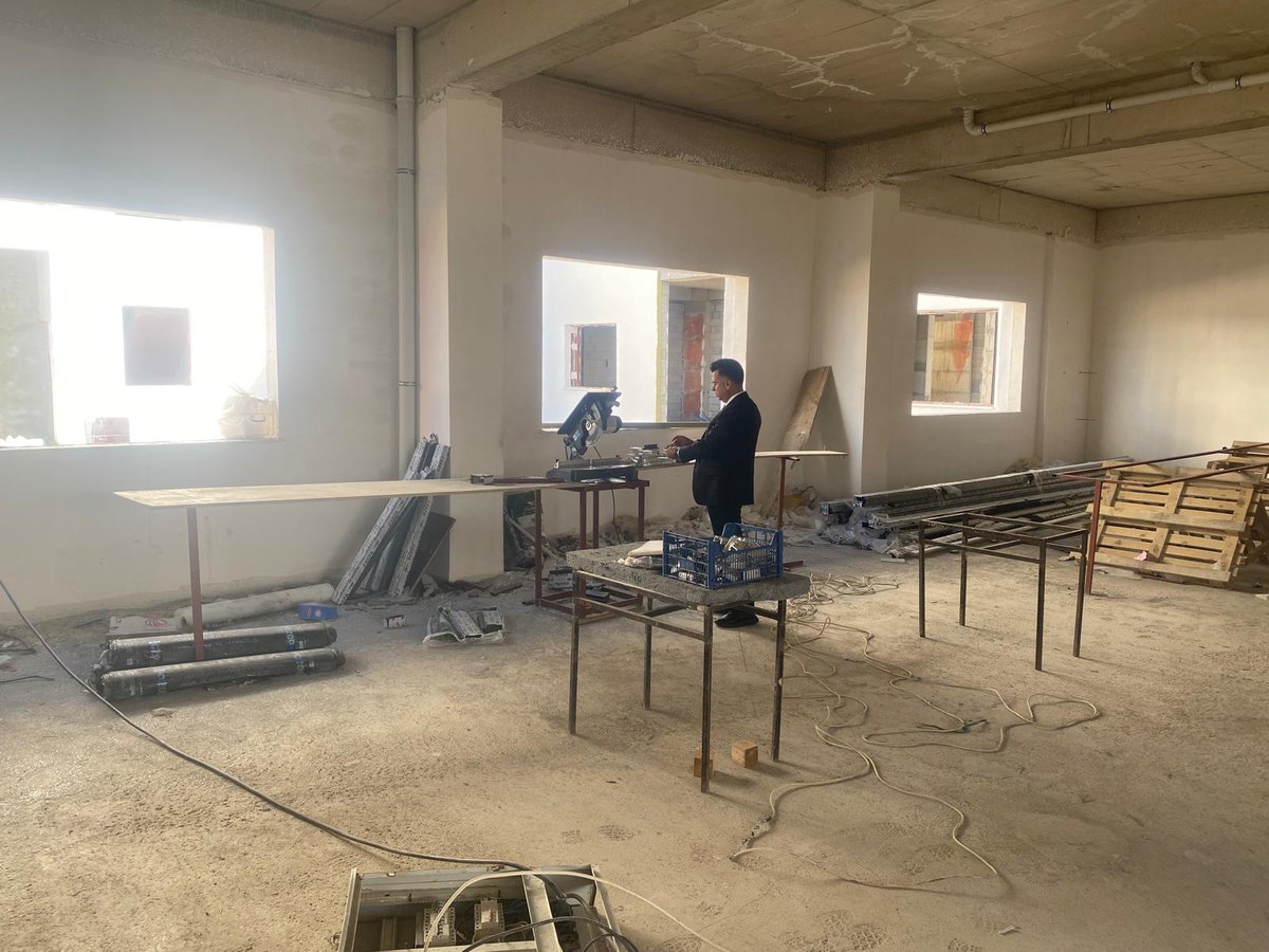 Yapımı hızla devam eden Erzurum Huzurevi’nde denetim ve incelemelerde bulunduk.