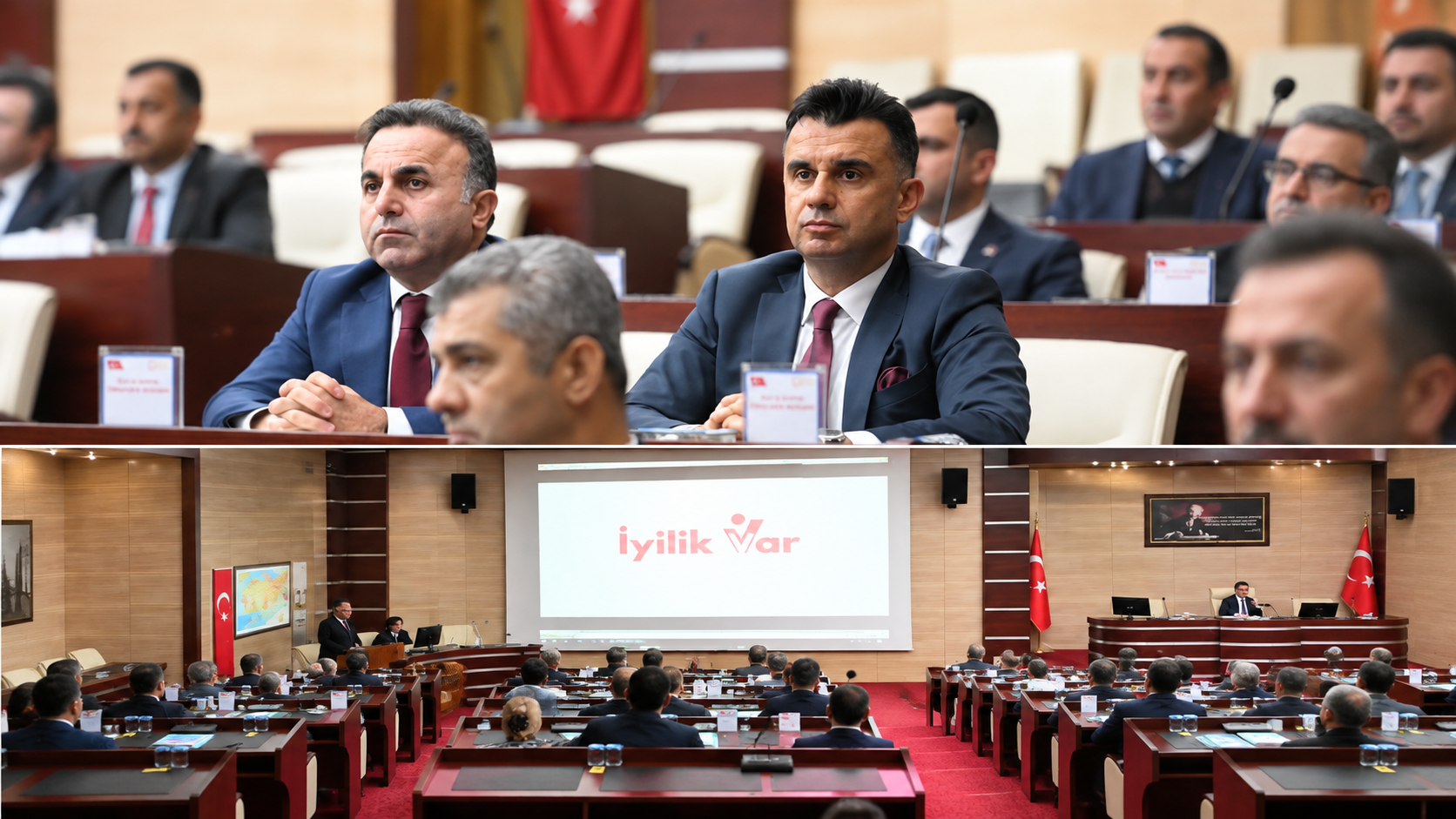 İl İdaresi Şube Başkanları Toplantısı’nda İyilik Var Hareketi ile ilgili bilgilendirmede bulunduk.