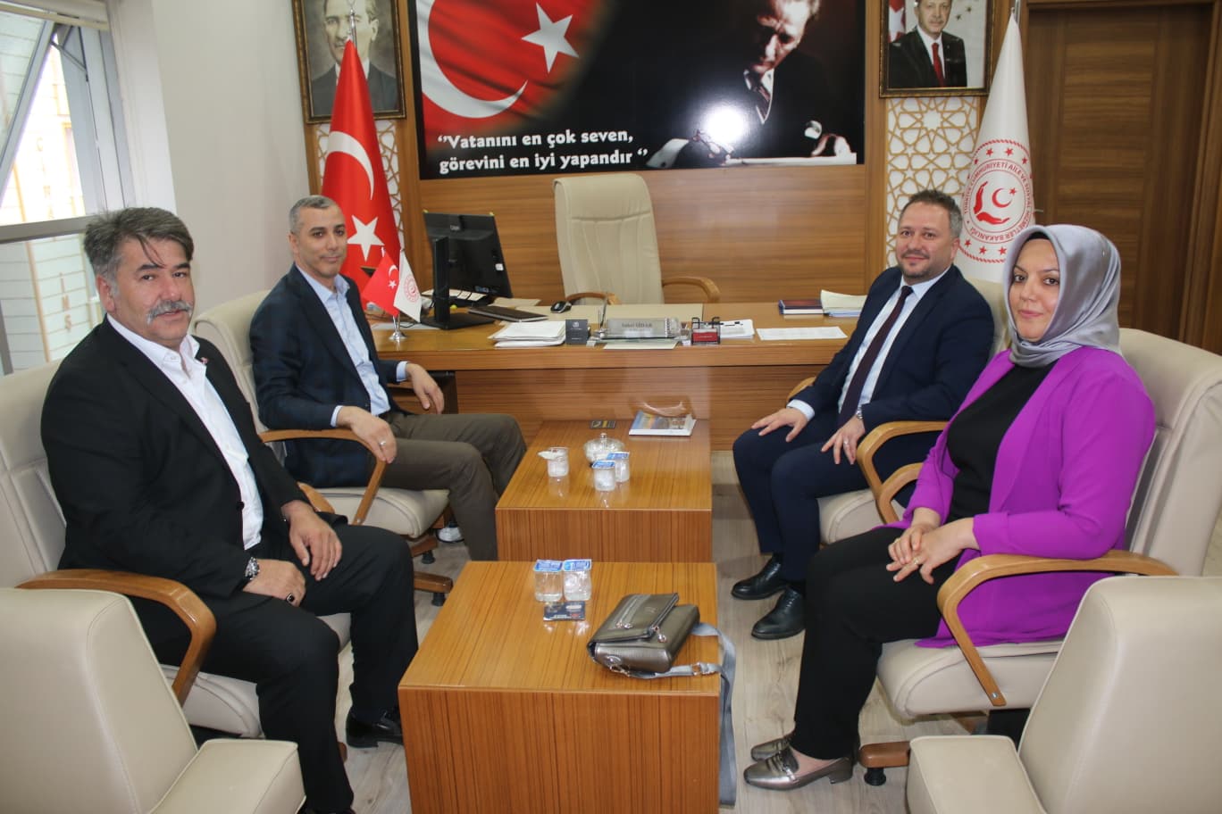 MHP Siirt İl Başkanlığından İl Müdürlüğümüze Ziyaret