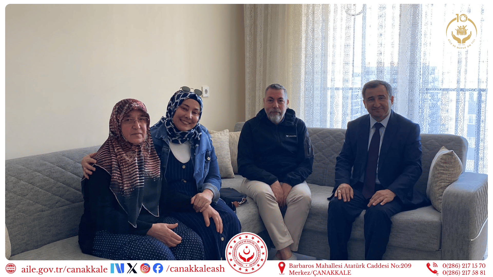 1 Ekim Dünya Yaşlılar Günü’nde Kıymetli Büyüğümüz Havva AKPINAR’a Anlamlı Ziyaret