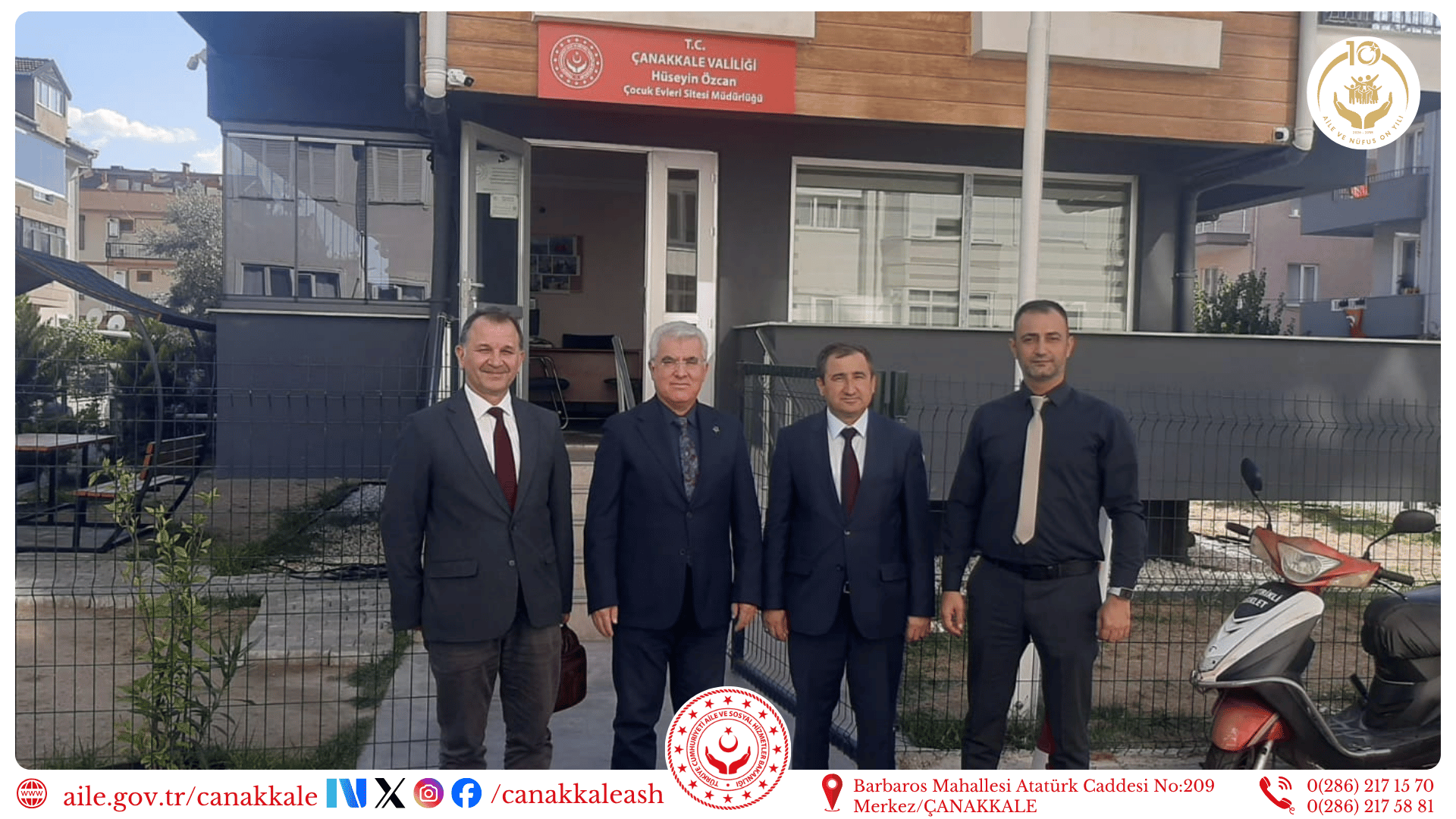Hüseyin Özcan Çocuk Evleri Sitesi’ne Ziyaret