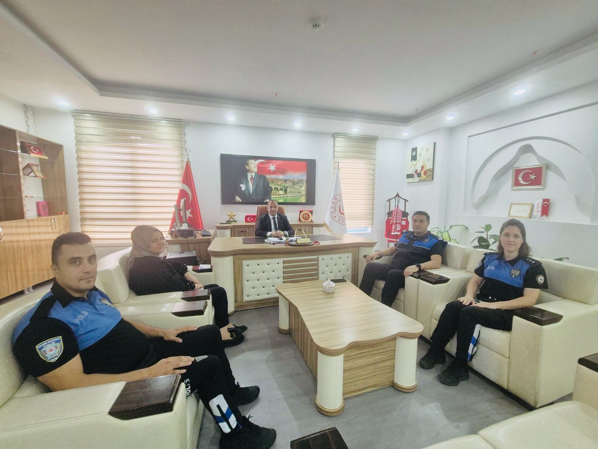 Toplum Destekli Polislik Şube Müdürlüğünden İl Müdürlüğümüze Ziyaret …