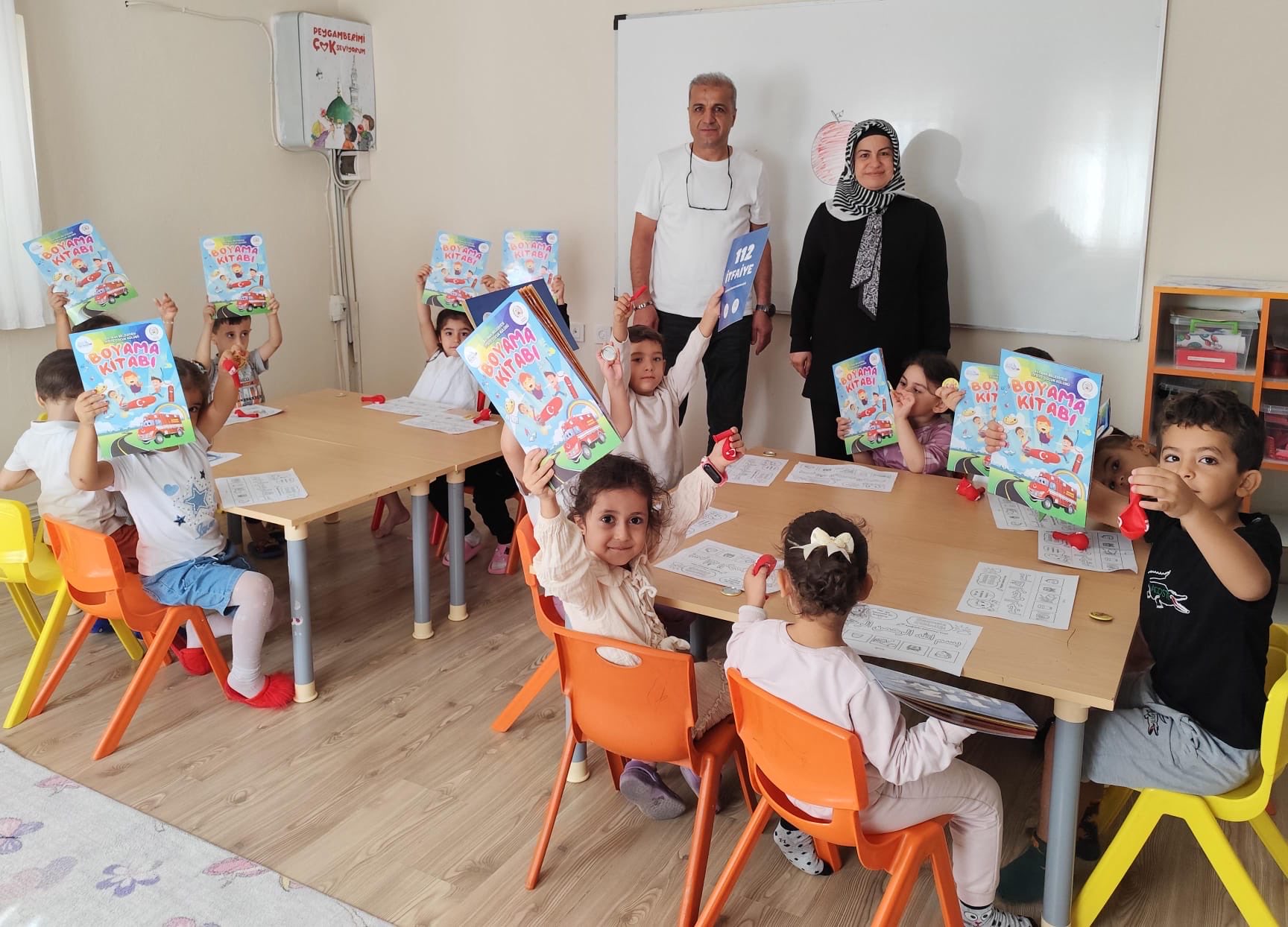 Yavuz Selim ÇATOM’da Miniklere İtfaiye Haftası Etkinliği