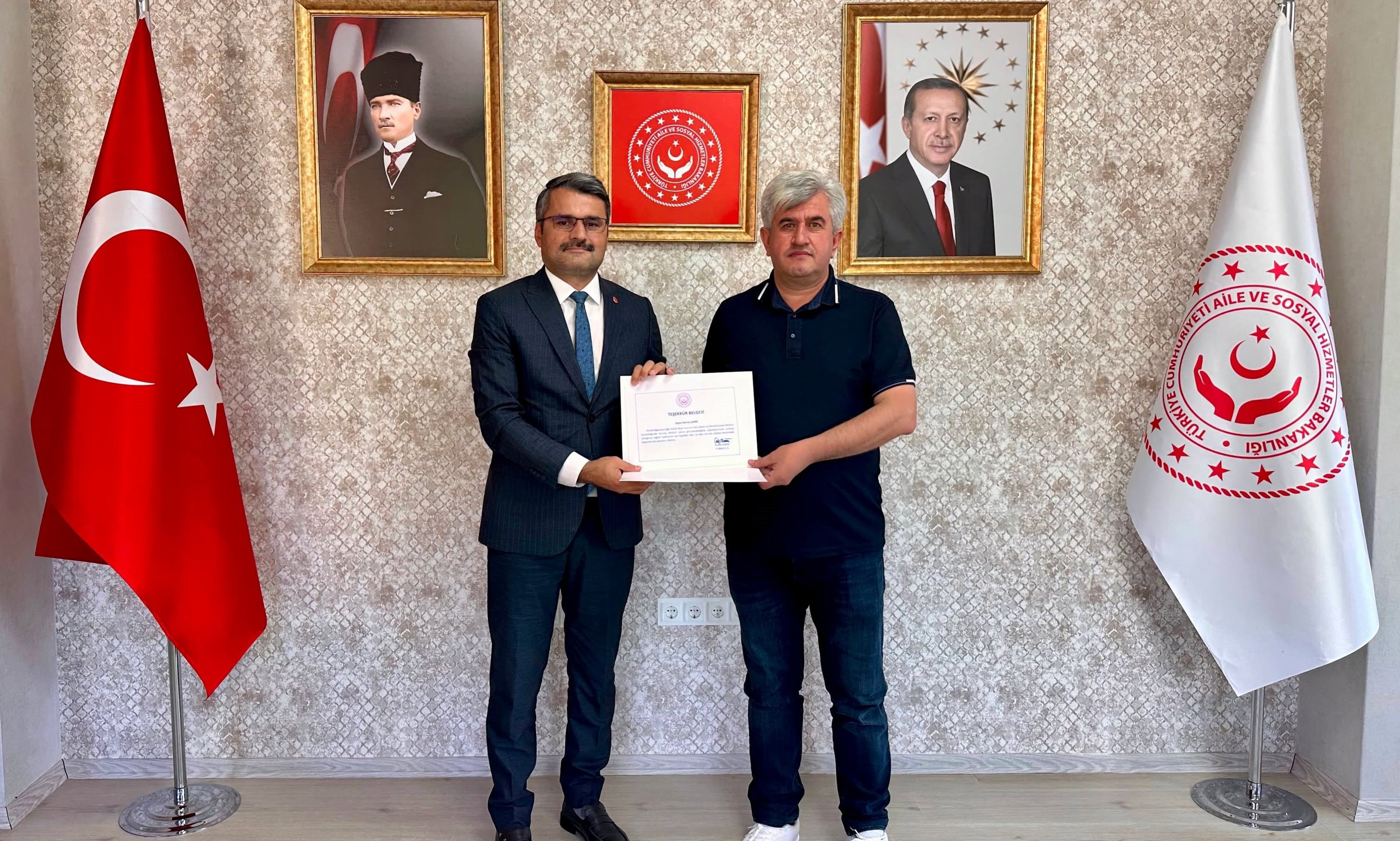 Kuruluş Müdürümüz Remzi Şahin’i Yeni Görev Yerine Uğurladık