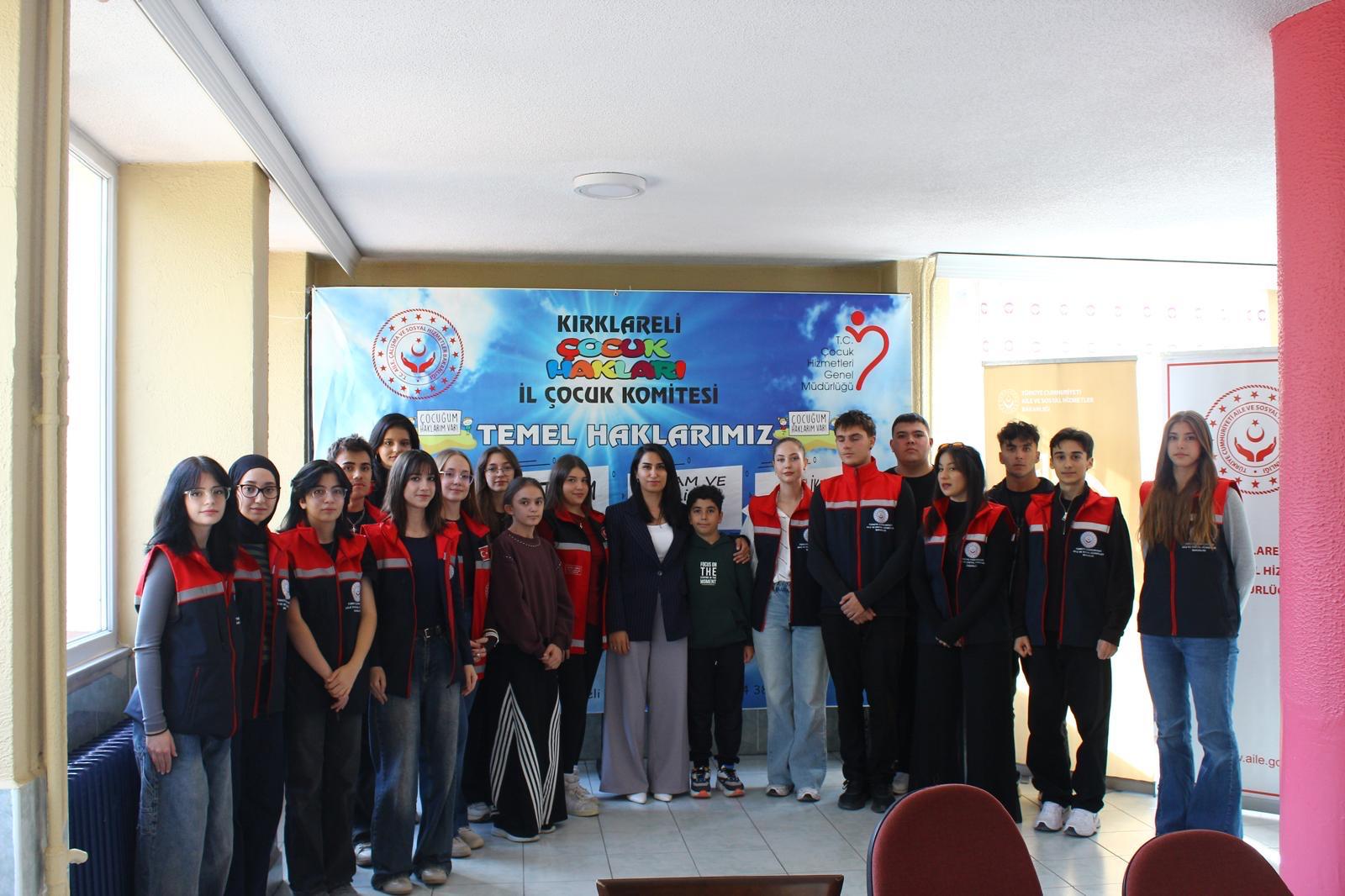 Kırklareli Çocuk Hakları İl Komitesi’nin Yeni Kültür ve Sanat Alanına Ziyaret
