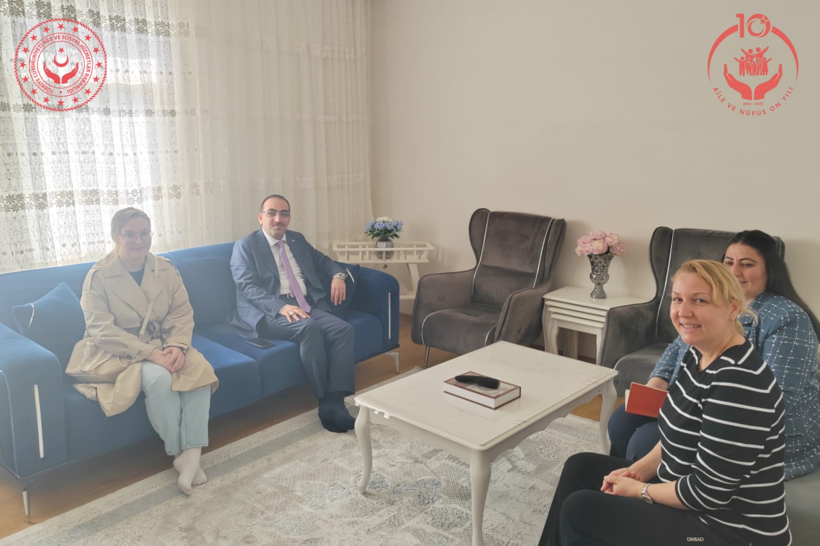 İl Müdürümüz Cüneyd ÖZDEMİR, Evde Bakım Hizmetinden Yararlanan Ailemizi Ziyaret Etti