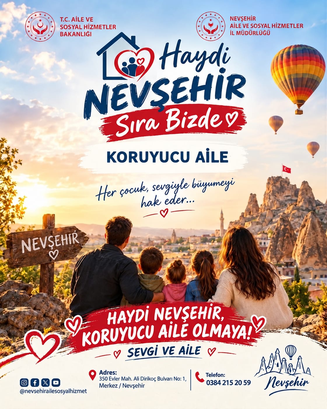 Haydi Nevşehir, Koruyucu Aile Olmaya! 
