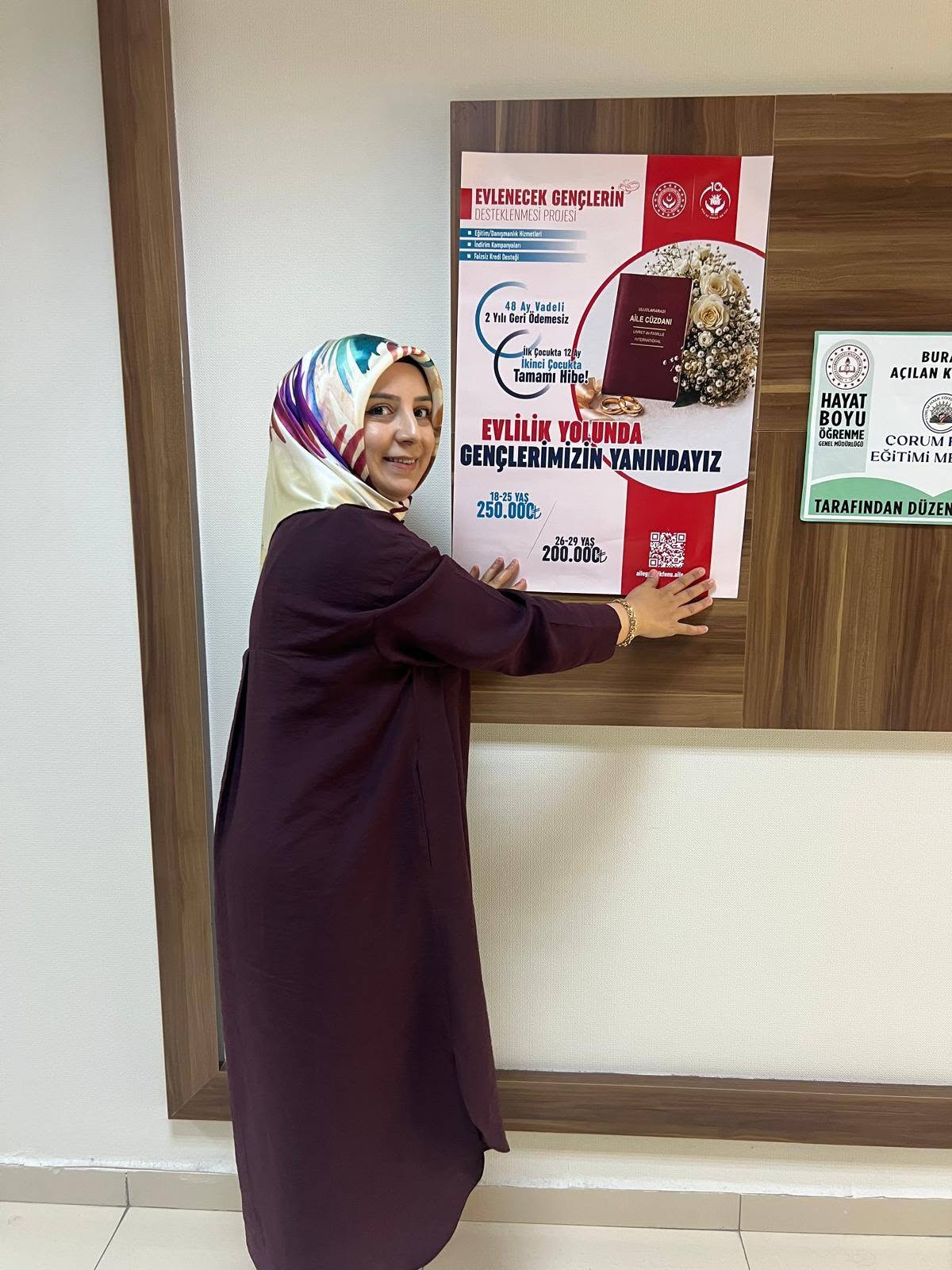  Evlenecek Gençlerin Desteklenmesi Projesi Kapsamında Tanıtım Çalışmalarımız Devam Ediyor