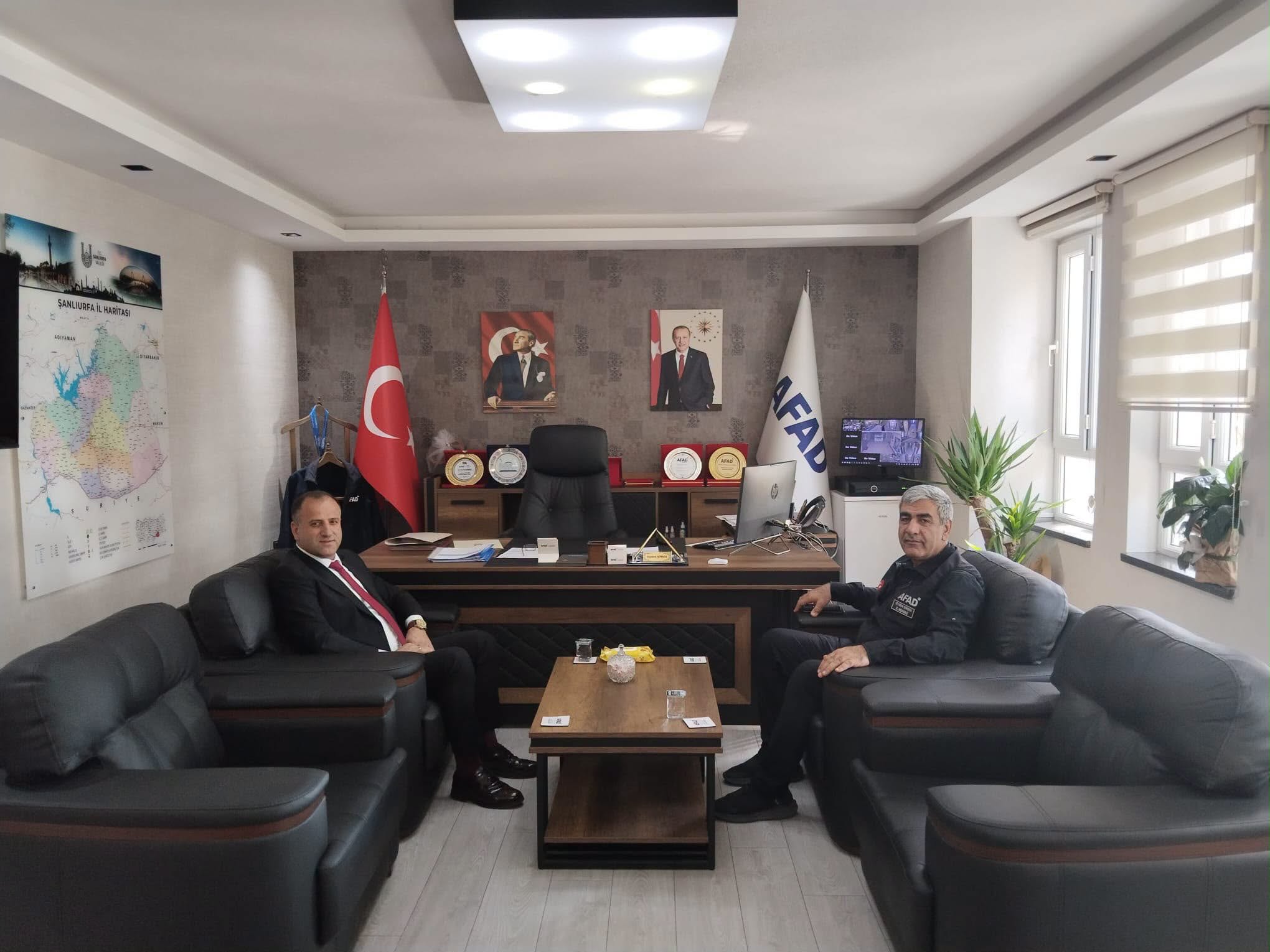 İl Müdürümüz Fatih YILMAZ, AFAD İl Müdürlüğümüzü Ziyaret Etti.