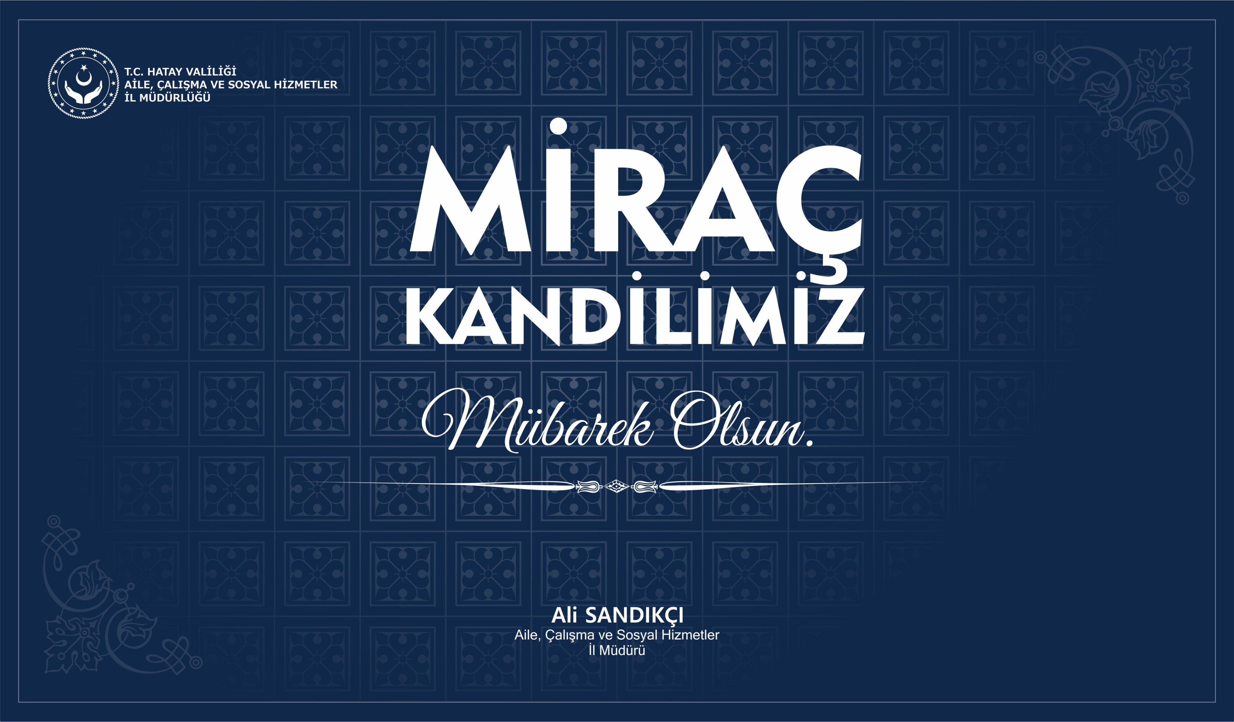 Miraç Kandili Kutlama Mesajı