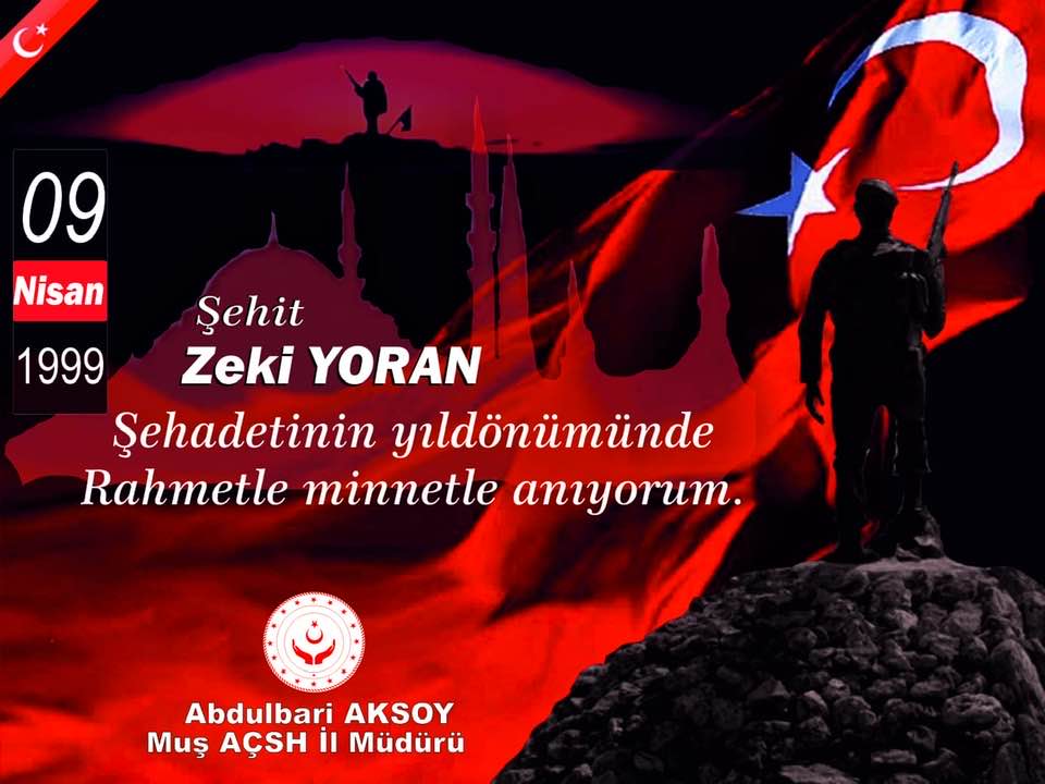 Şehadetinin yıldönümünde Rahmetle Minnetle anıyorum