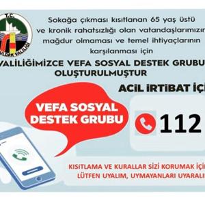 Coronavirüs Tedbirleri Kapsamında 65 Yaş Üstü Vatandaşlarımızın İhtiyaç Halinde Arayacağı Numaralar - fotoğraf 1