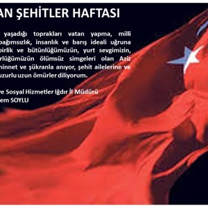 İl Müdürümüz Adem SOYLU'nun 14 - 20 Nisan Şehitler Haftası Mesajı - fotoğraf 1