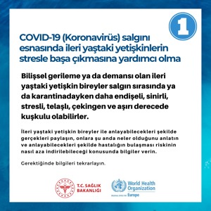 COVID-19 (Koronavirüs) salgını esnasında yaşlıların stresle başa çıkmasına yardımcı olma - fotoğraf 1