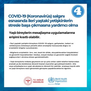 COVID-19 (Koronavirüs) salgını esnasında yaşlıların stresle başa çıkmasına yardımcı olma - fotoğraf 4