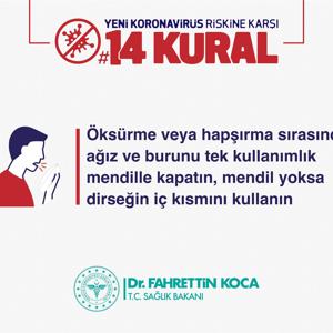 Koronavirüs Riskine Karşı 14 Kural - fotoğraf 8