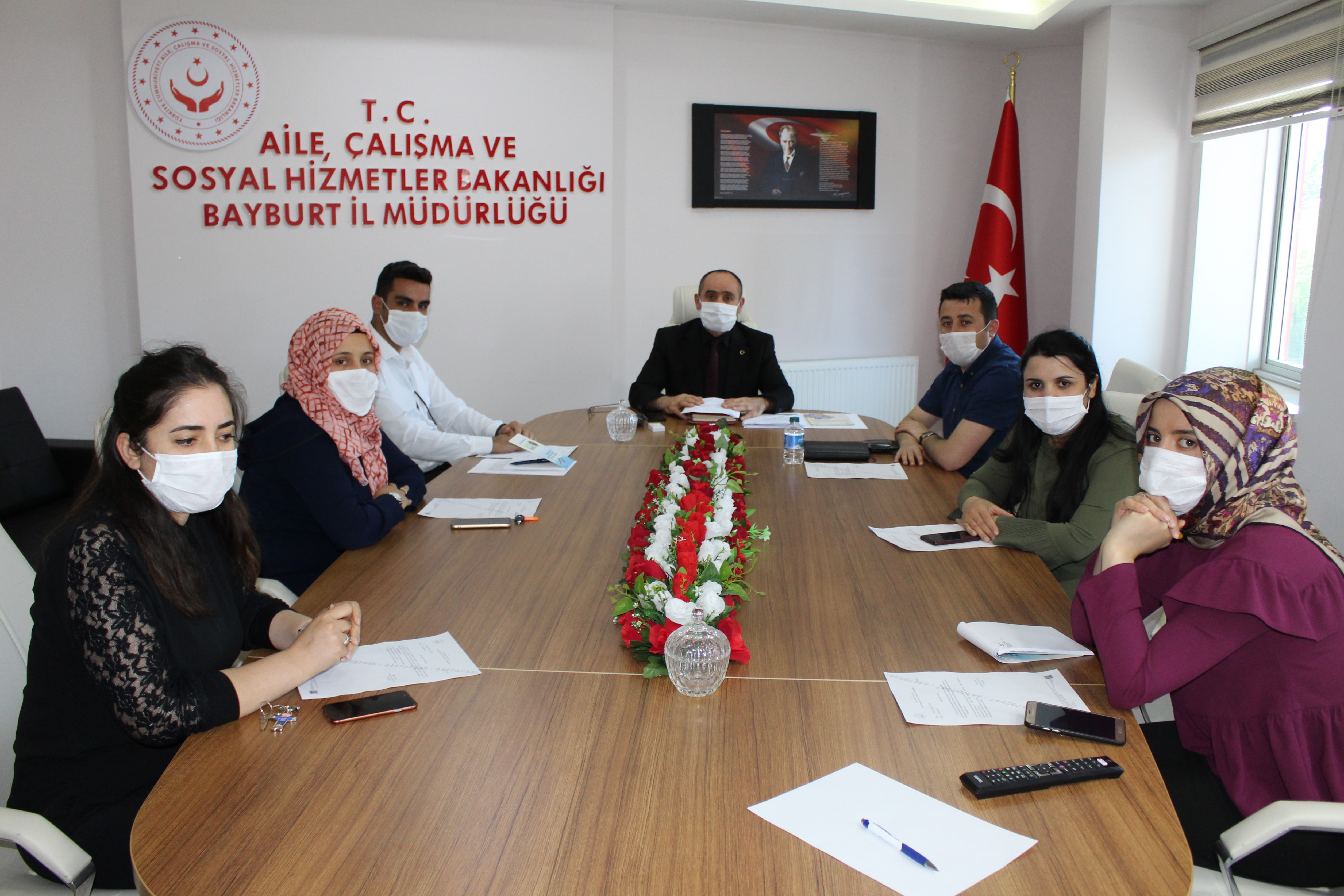 İl Müdürümüz H.Haluk AKKOYUNLU Çocuk Birimi ile Bir Toplantı Gerçekleştirdi