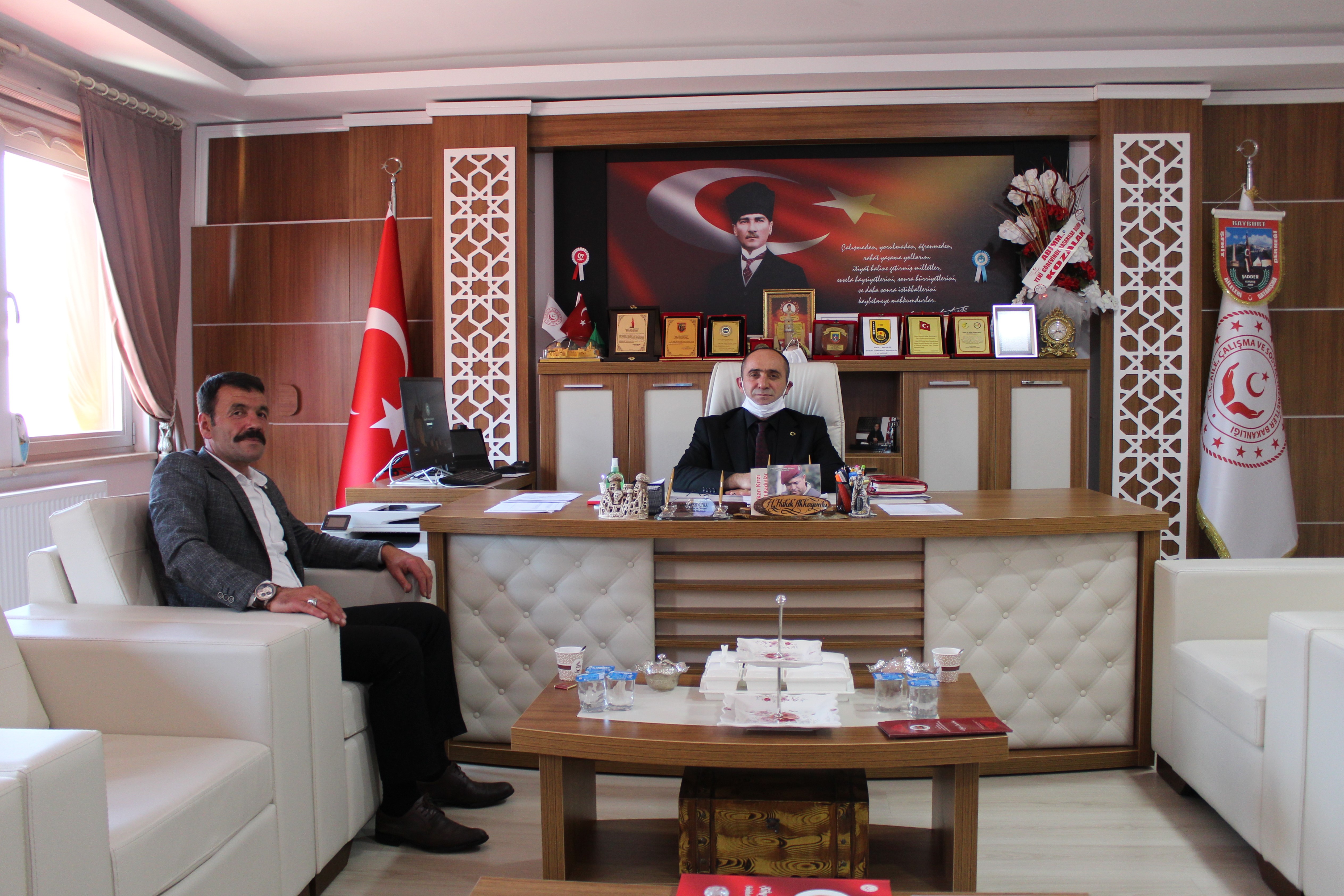 Büyük Birlik Partisi İl Başkanı Burhan BOZO İl Müdürlüğümüzü Ziyaret Etti