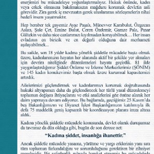Bakan Selçuk "Kadına şiddet insanlığa ihanettir." - fotoğraf 1